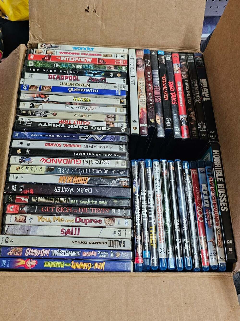 95 Mixed DVD and Blu-ray Movies Various Genres